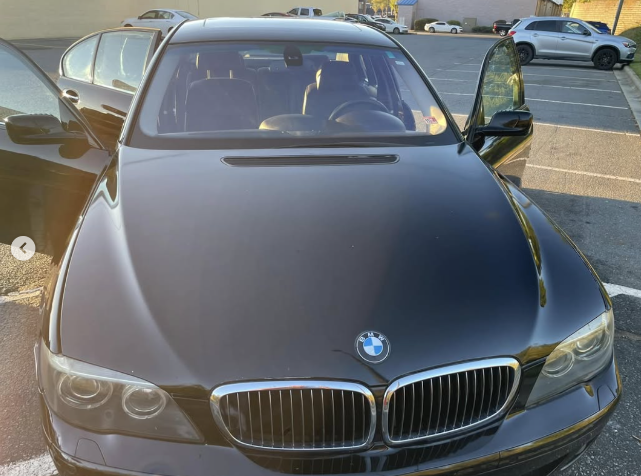 Black BMW detailed by Shyne Time